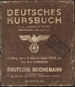 Niemiecki rozkad jazdy DR z 1942 r. (okadka). Zbiory Mieczysaw J. Bonisawskiego